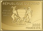 Pièce de monnaie en Or 3000 Francs g 0.062 (1/500 oz) Millésime 2023 THROUGH THE DECADES