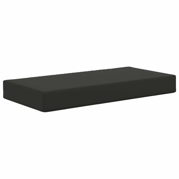 vidaXL Coussin de Siège d'Extérieur Noir 80 x 40 x 8 cm