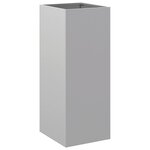 vidaXL Jardinière argenté 32x29x75 cm acier galvanisé