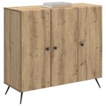 vidaXL Buffet Chêne artisanal 89 x 34 5 x 80 cm Bois d'ingénierie