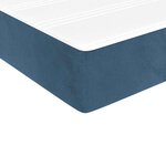 vidaXL Matelas de lit à ressorts ensachés 90x210x20 cm velours