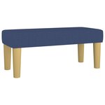 Banc banquette 70 x 30 x 30 cm tissu bleu 02_0010541