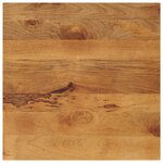 vidaXL Dessus de table 70x70x3 8 cm carré bois massif manguier
