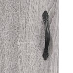 vidaXL Buffet sonoma gris 69 5x34x90 cm bois d'ingénierie