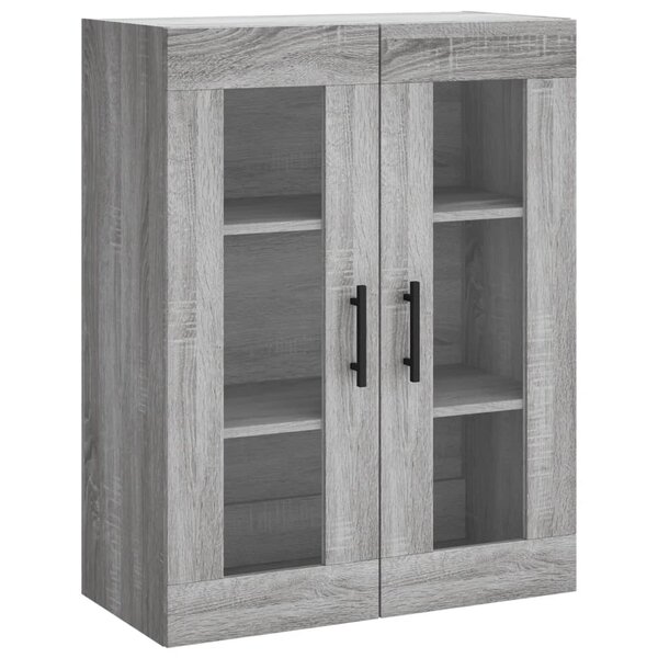 vidaXL Armoire murale sonoma gris 69 5x34x90 cm