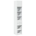 vidaXL Armoire de rangement mince blanc 40x42 5x225 cm