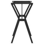 vidaXL Pieds de table à manger cadre en Y 80x40x73 cm acier