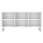 vidaXL Meuble TV blanc 103 5x30x50 cm bois d'ingénierie