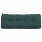 vidaXL Coussin de Dos Vert foncé 120 x 24 x 50 cm tissu