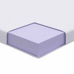vidaXL Coussins de Matelas Blanc 120 x 200 cm