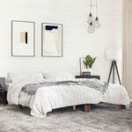 vidaXL Cadre de lit sans matelas chêne marron 200x200 cm