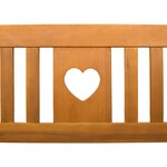 vidaXL Banc balançoire de jardin 2 -Seater 110 x 56 x 58 cm Naturel