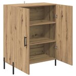 vidaXL Buffet Chêne artisanal 69 5 x 34 x 90 cm Bois d'ingénierie