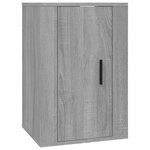 vidaXL Ensemble de meubles TV 2 Pièces Sonoma gris Bois d'ingénierie
