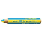 Crayon multi-talents woody 3 in 1 duo - jaune-bleu ciel STABILO