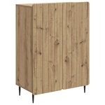 vidaXL Buffet Chêne artisanal 66 x 34 5 x 92 cm Bois d'ingénierie