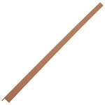 vidaXL Cornière de terrasse 5 Pièces WPC 170 cm Marron clair