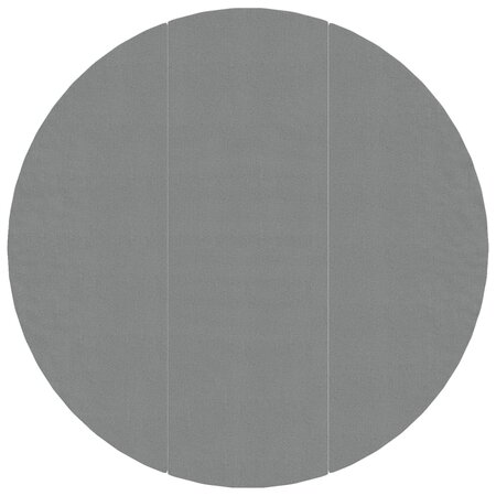 vidaXL Bâche de piscine gris clair Ø396 cm géotextile polyester