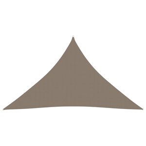 vidaXL Voile de parasol tissu oxford triangulaire 2 5x2 5x3 5 m taupe