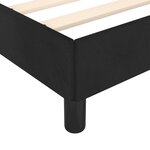vidaXL Cadre de lit sans matelas noir velours