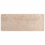vidaXL Coureur de Tapis MARSA Beige 80 x 200 cm Polyester et PVC