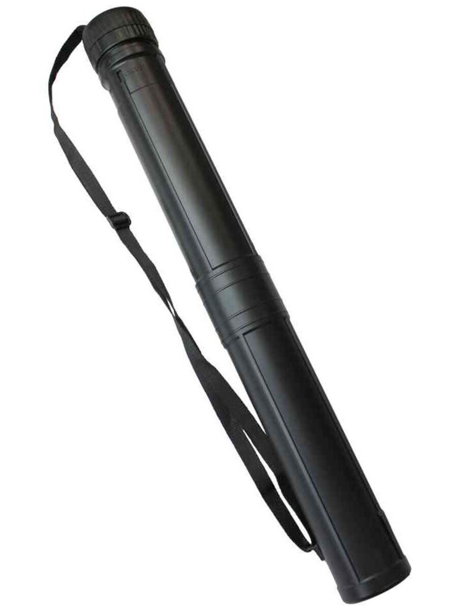 Tube De Transport Extensible En Plastique Avec Bandoulière - Pour Cartes, Plans, Affiches, œuvres D'art - Protection Robuste Et Ajustable