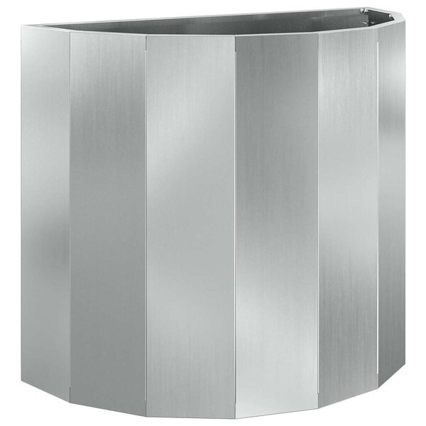 vidaXL Jardinière Argent 60 x 30 x 50 cm Acier galvanisé