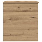 vidaXL Boîte de Rangement chêne artisanal 60 x 42 x 46 cm