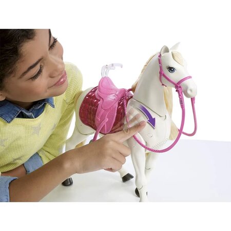 Barbie dream cheval et poup e de jouet frv36 La Poste