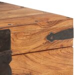 vidaXL Coffre 40x40x40 cm bois d'acacia solide