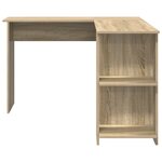 vidaXL Bureau d'Angle Chêne Sonoma Chêne Sonoma Panneau de particules