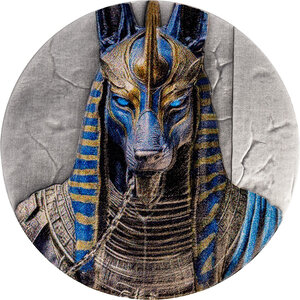 Monnaie ANUBIS Egyptian Heritage 1 Oz Argent 10$ Liberia 2026 (PRÉCOMMANDE)