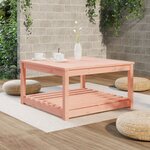 vidaXL Table de jardin 82 5x82 5x45 cm bois massif de douglas