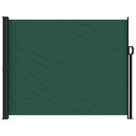 vidaXL Auvent latéral rétractable vert foncé 160x600 cm
