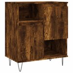 vidaXL Buffet Chêne fumé 60x35x70 cm Bois d'ingénierie