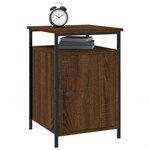vidaXL Tables de chevet 2Pièces Chêne marron 40x42x60cm Bois d'ingénierie