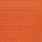 vidaXL Voile d'ombrage 160 g/m² Orange 2x2 m PEHD