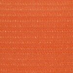 vidaXL Voile d'ombrage 160 g/m² Orange 2x2 m PEHD