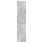 vidaXL Buffet haut Gris béton Bois d'ingénierie