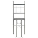 vidaXL Ensemble à dîner pliant 3 Pièces et étagère de rangement MDF acier