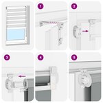 vidaXL Store zèbre beige marbré largeur du tissu 60 9 cm polyester