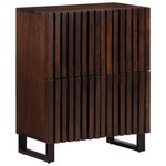 vidaXL Buffet marron 60x34x75 cm bois massif de manguier