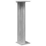 vidaXL Support de Plante 2 pièces Sonoma gris 25 x 25 5 x 100 5 cm