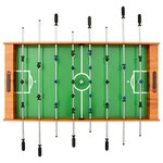 Vidaxl table de football pliante 121 x 61 x 80 cm marron clair