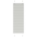 vidaXL Store plissé gris clair 50x150 cm largeur du tissu 49 4 cm