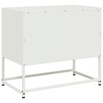 vidaXL Meuble TV vert olive 100 5x39x60 5 cm acier