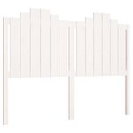 vidaXL Tête de lit Blanc 146x4x110 cm Bois massif de pin
