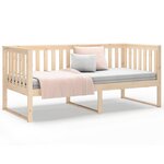 vidaXL Lit de jour sans matelas 90x200 cm bois de pin massif