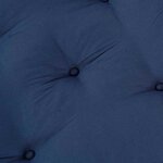 vidaXL Canapé modulaire 2 Pièces Indigo 140 x 70 x 36 cm tissu