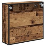 vidaXL Armoire Miroir de Salle de Bain Bois ancien 65 x 20 x 60 cm